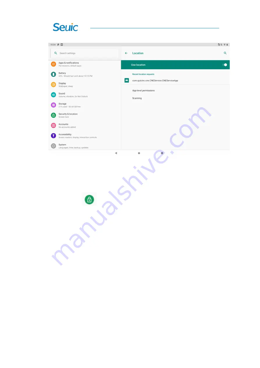 Seuic AUTOID Pad Series Reference Manual Download Page 46