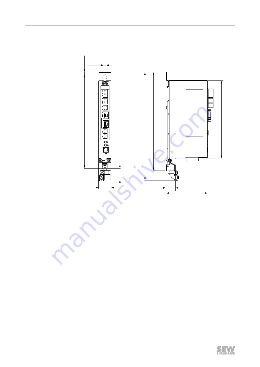 SEW-Eurodrive DH 21B Series Manual Download Page 82