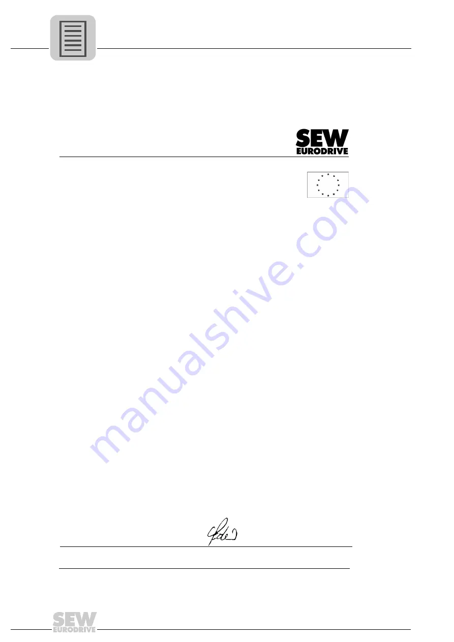 SEW-Eurodrive DR63 Series Addendum To The Operation Instructions Download Page 56