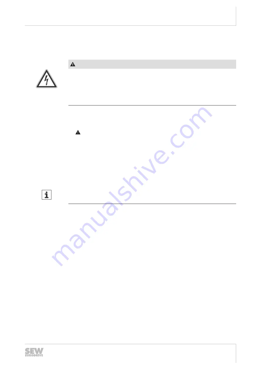 SEW-Eurodrive MFC1/FHX Series Operating Instructions Manual Download Page 119