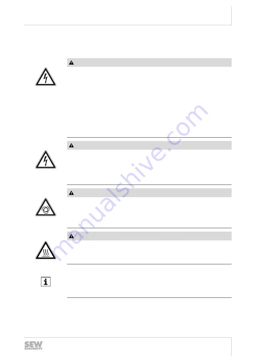 SEW-Eurodrive MFD Series Manual Download Page 81