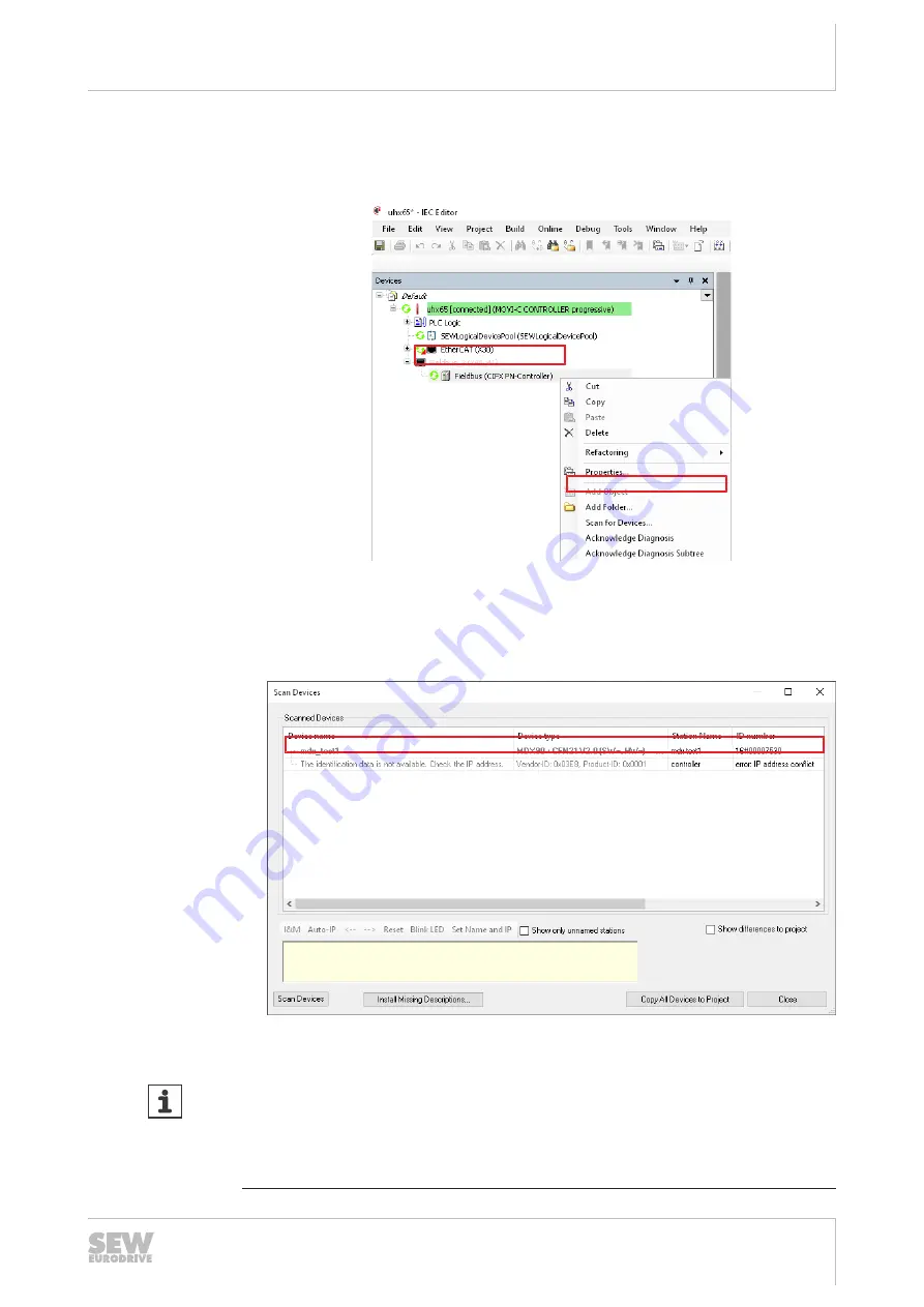 SEW-Eurodrive MOVI-C UHX65A-M Manual Download Page 33