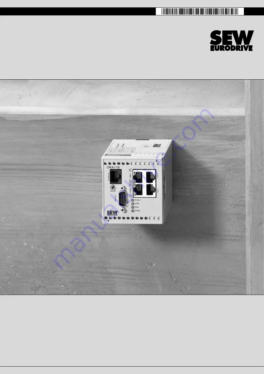 SEW-Eurodrive MOVI-PLC advanced Manual Download Page 1