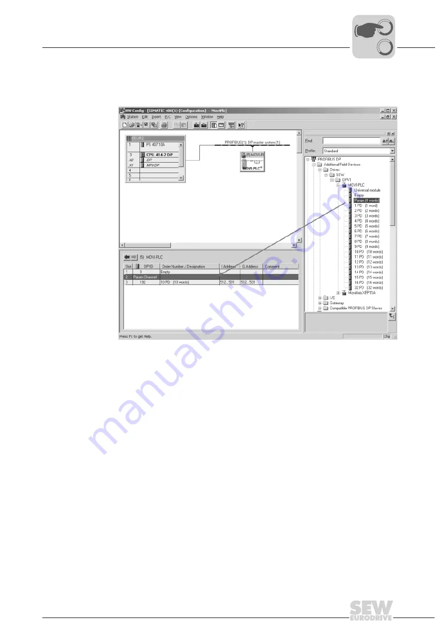 SEW-Eurodrive MOVI-PLC basic DHP11B-T0 Manual Download Page 41