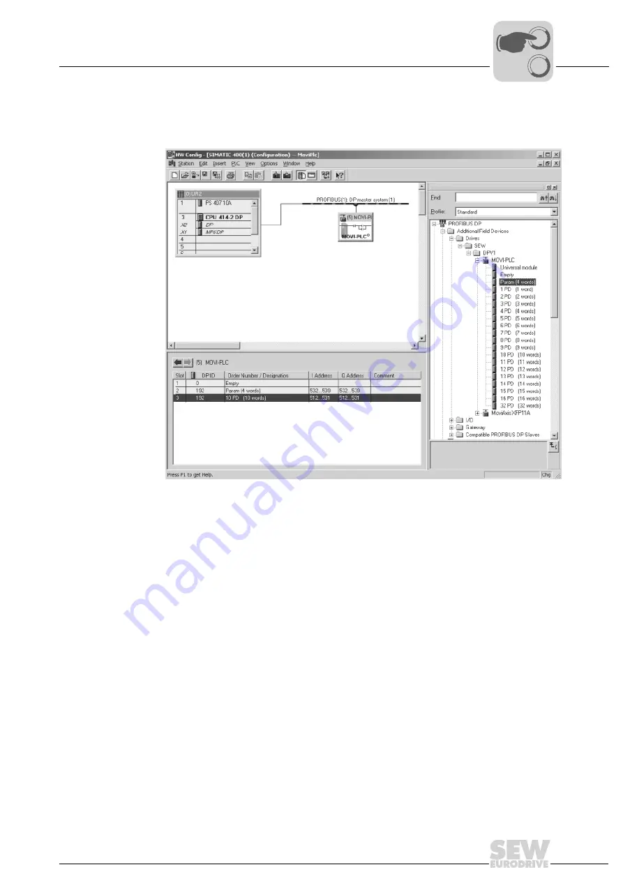 SEW-Eurodrive MOVI-PLC basic DHP11B-T0 Manual Download Page 49