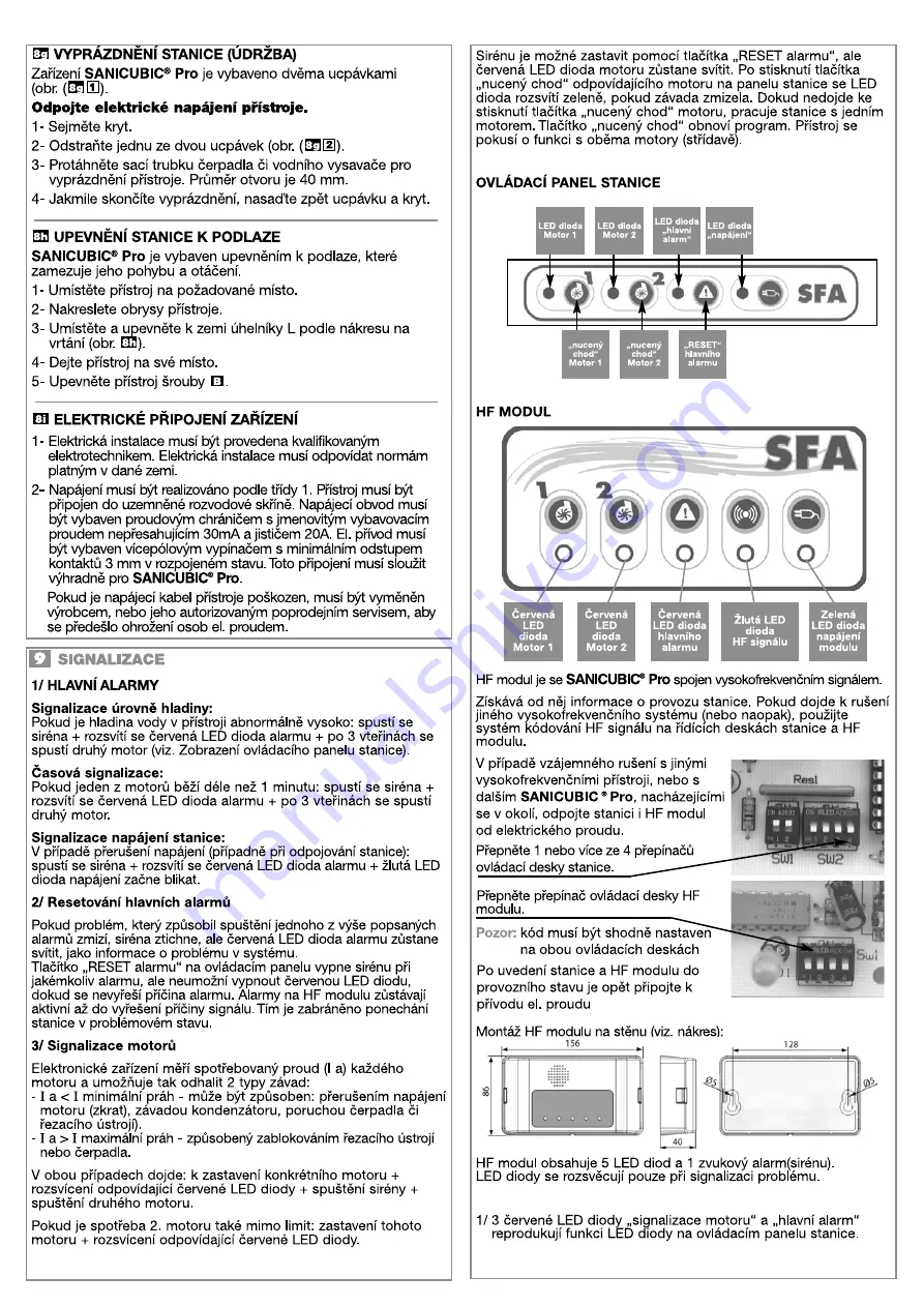 SFA SANICUBIC Pro R300 Installation Instructions Manual Download Page 41