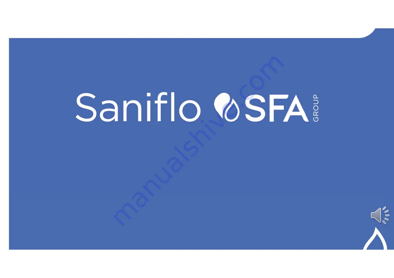 SFA Saniflo Sanicom 2 Скачать руководство пользователя страница 1