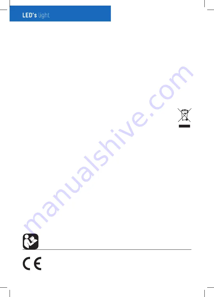 shada LED's light 30070 Series Installation And Operating Manual Download Page 11