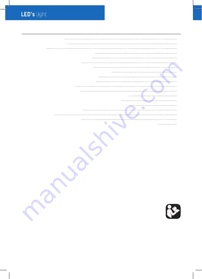 shada LED's light 30070 Series Installation And Operating Manual Download Page 12