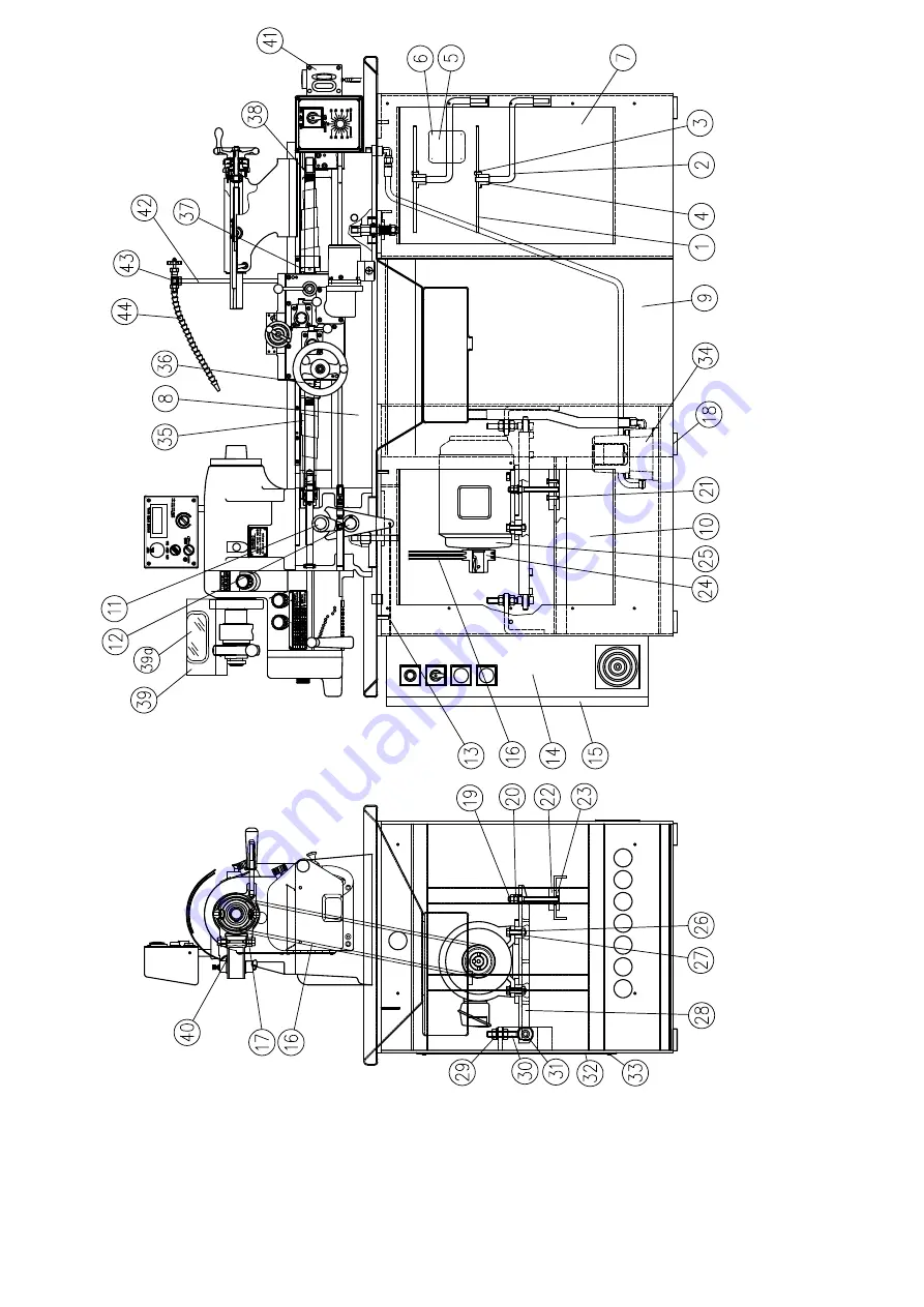 Sharp 1118H Operations Manual & Parts List Download Page 49