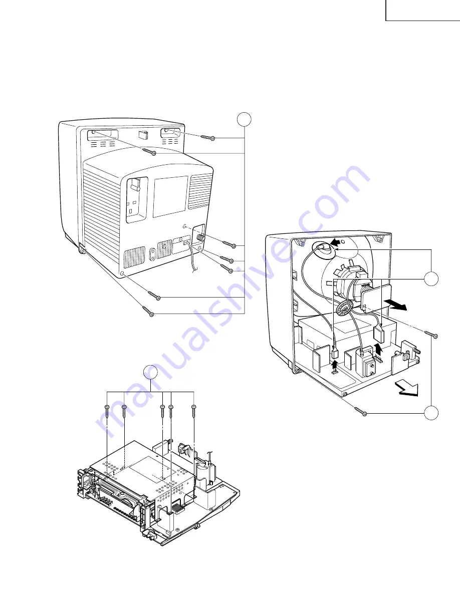 Sharp 13VT-CL10 Service Manual Download Page 9