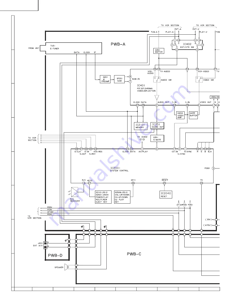 Sharp 13VT-CL10 Service Manual Download Page 58