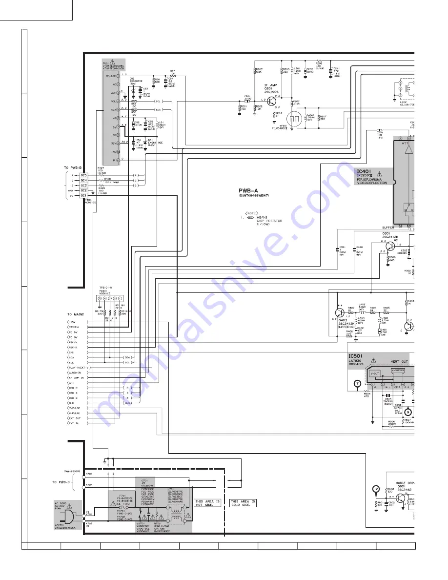 Sharp 13VT-CL10 Service Manual Download Page 74