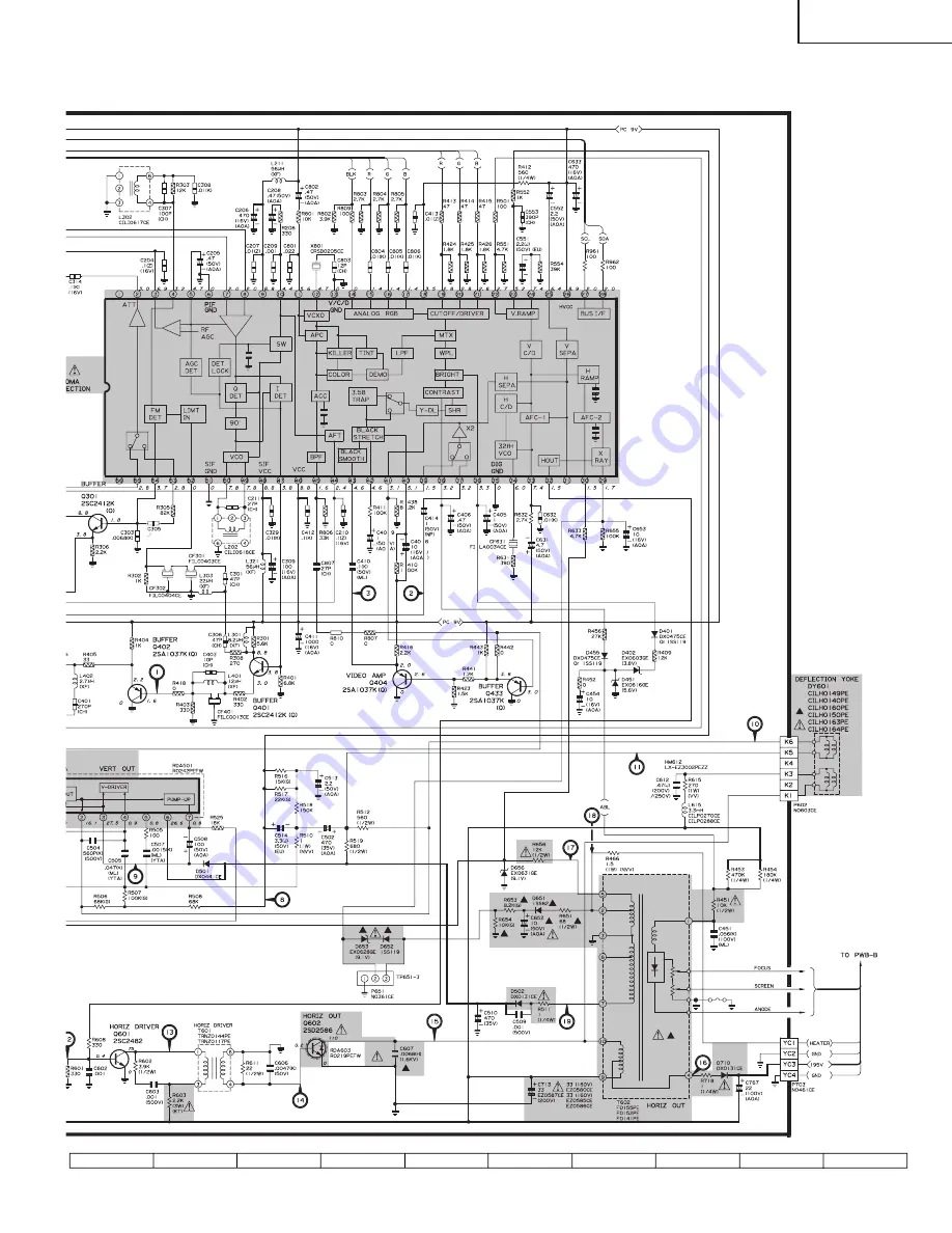 Sharp 13VT-CL10 Service Manual Download Page 75