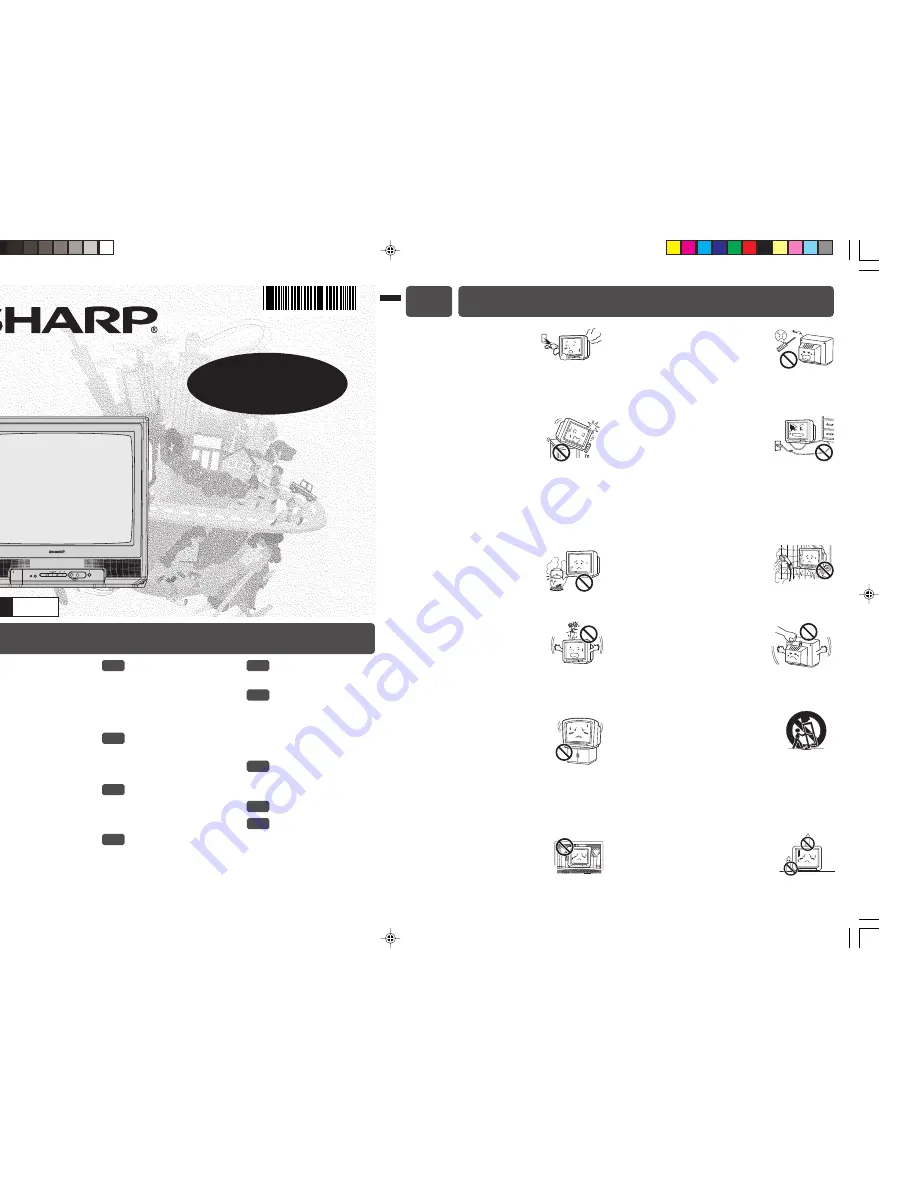 Sharp 14J1-RU Operation Manual Download Page 1