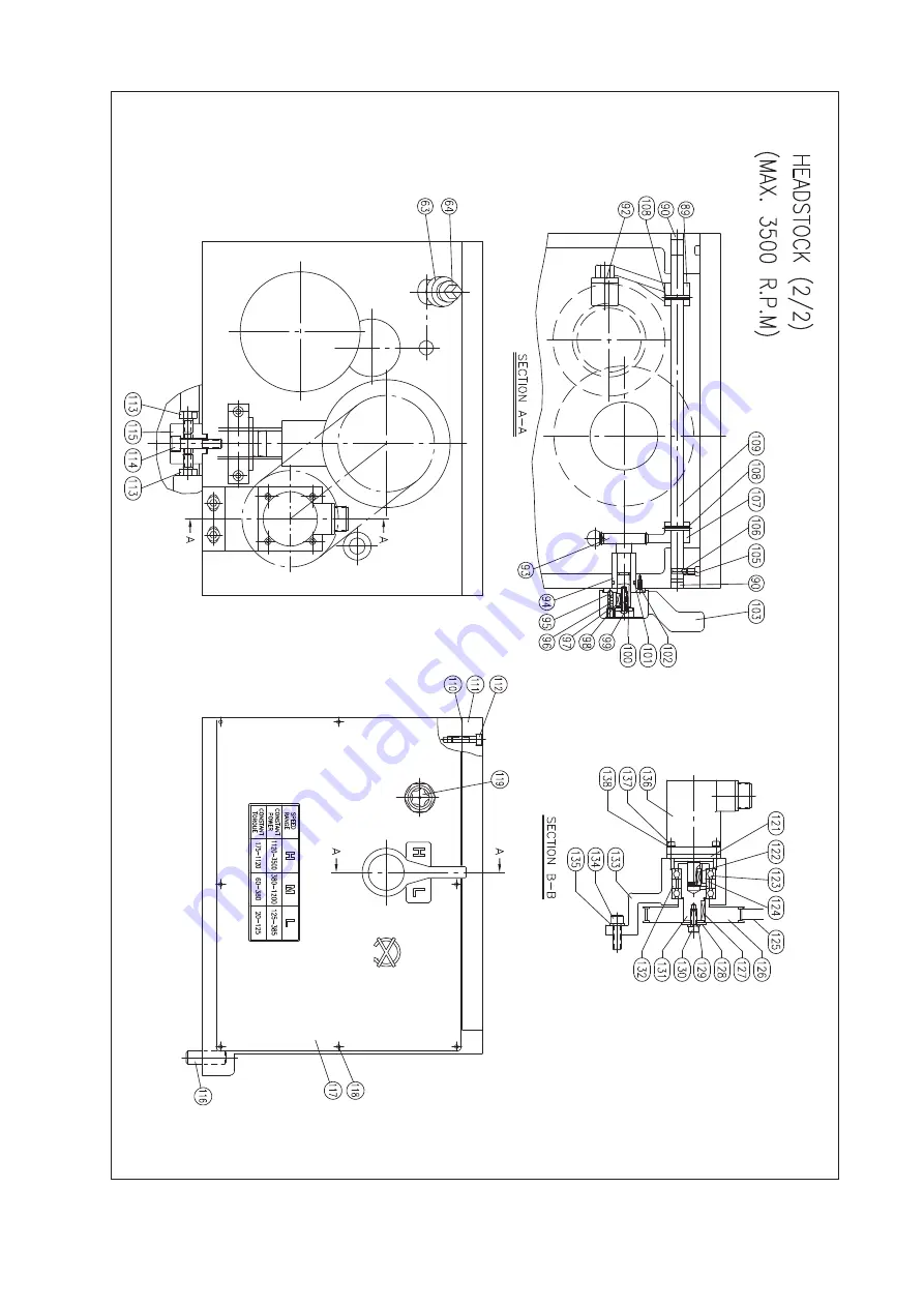 Sharp 1840TC-F Instruction Manual And Parts List Download Page 71