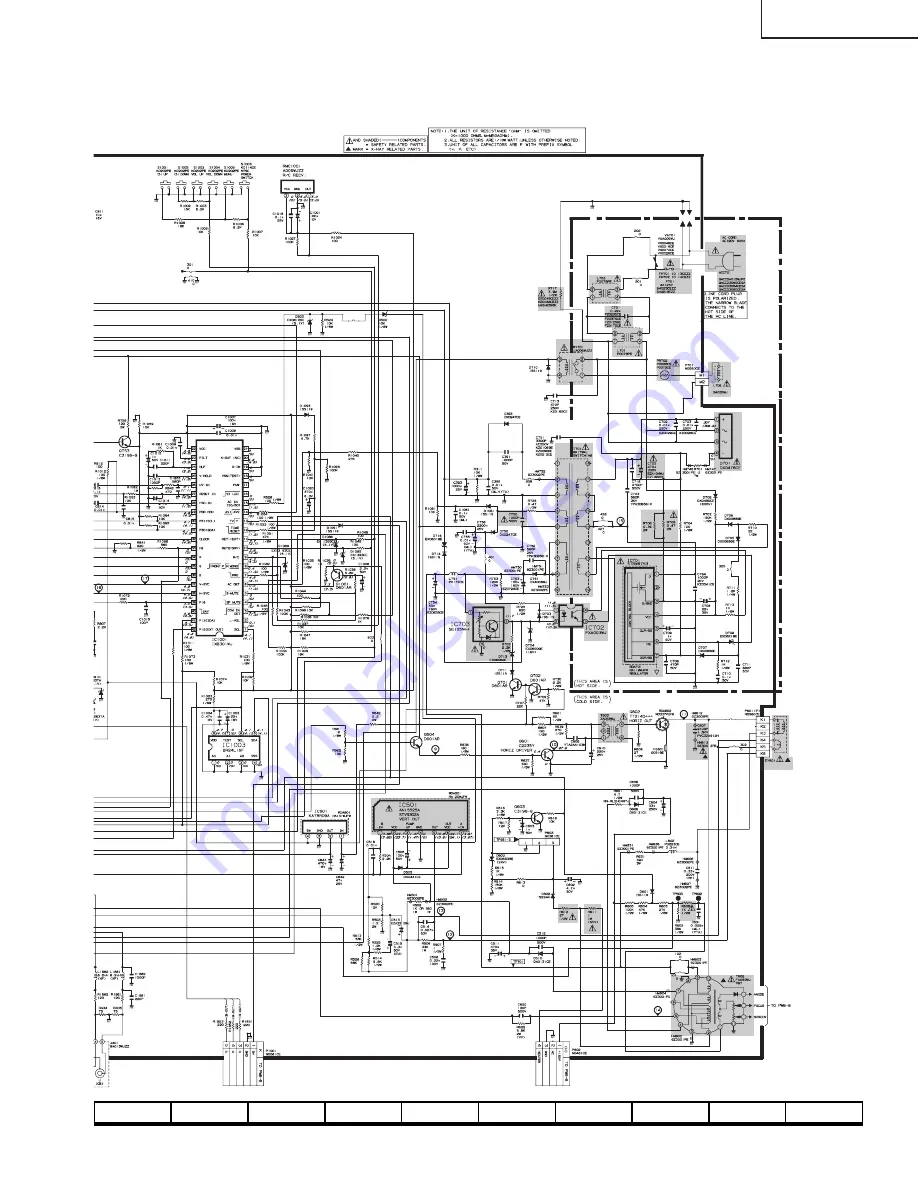 Sharp 20F550 Service Manual Download Page 24