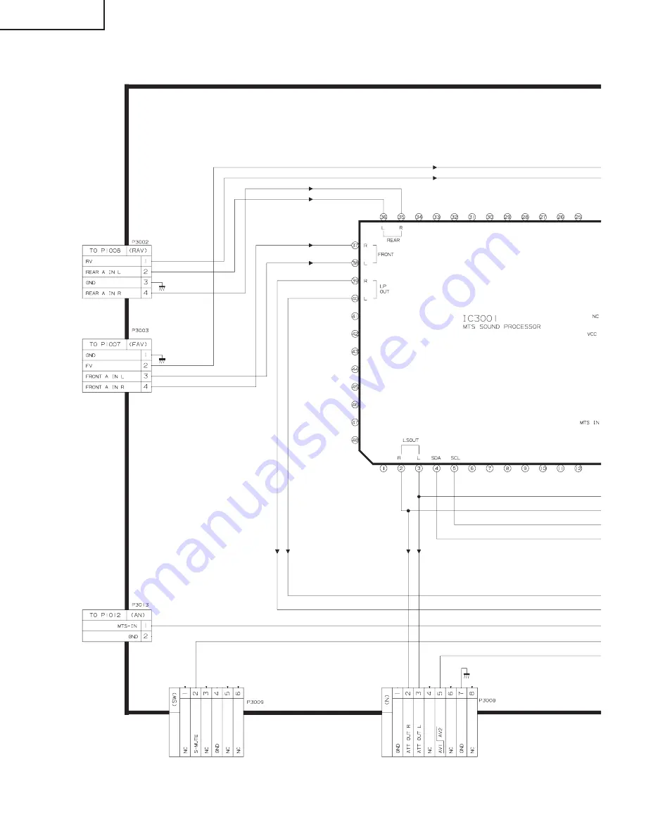 Sharp 20F630 Service Manual Download Page 36