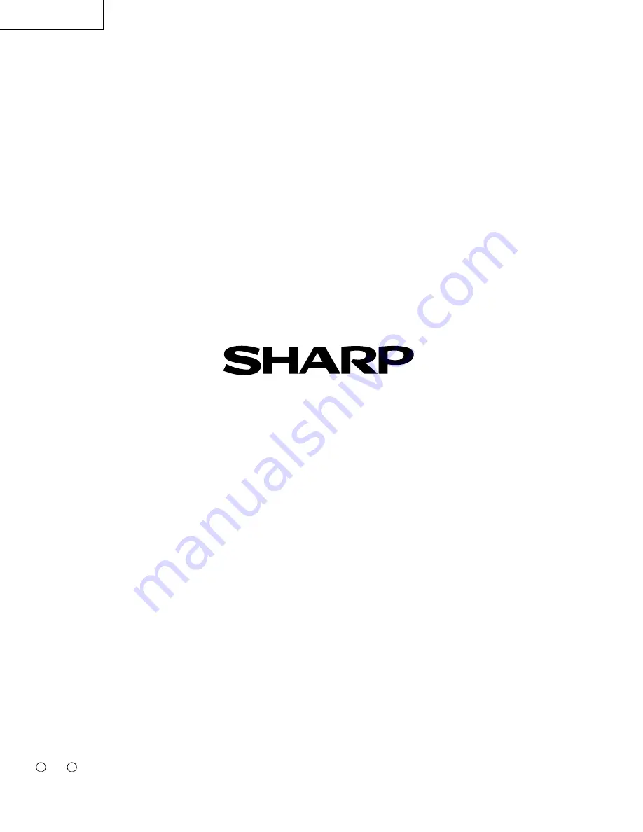 Sharp 20LK32 Service Manual Download Page 35