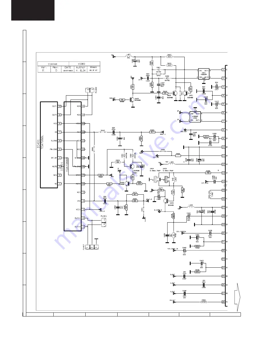 Sharp 21LT-45SES Service Manual Download Page 44