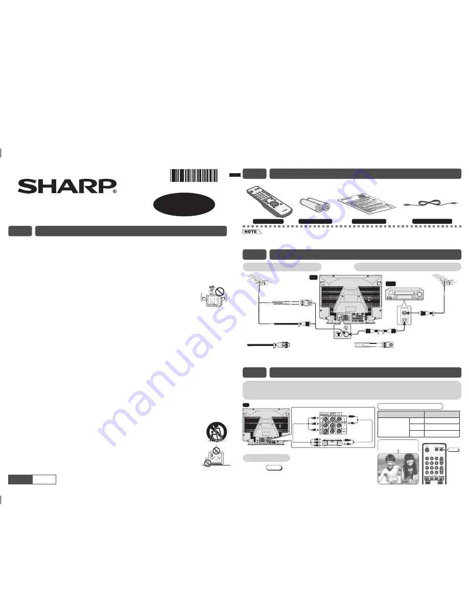 Sharp 21S-FX10U Operation Manual Download Page 1