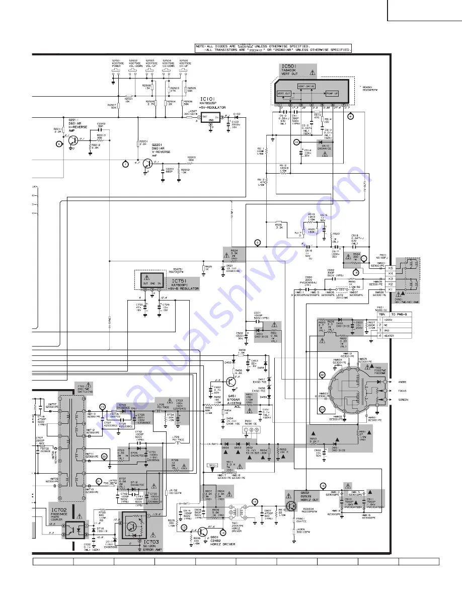 Sharp 25L-M100 Service Manual Download Page 29