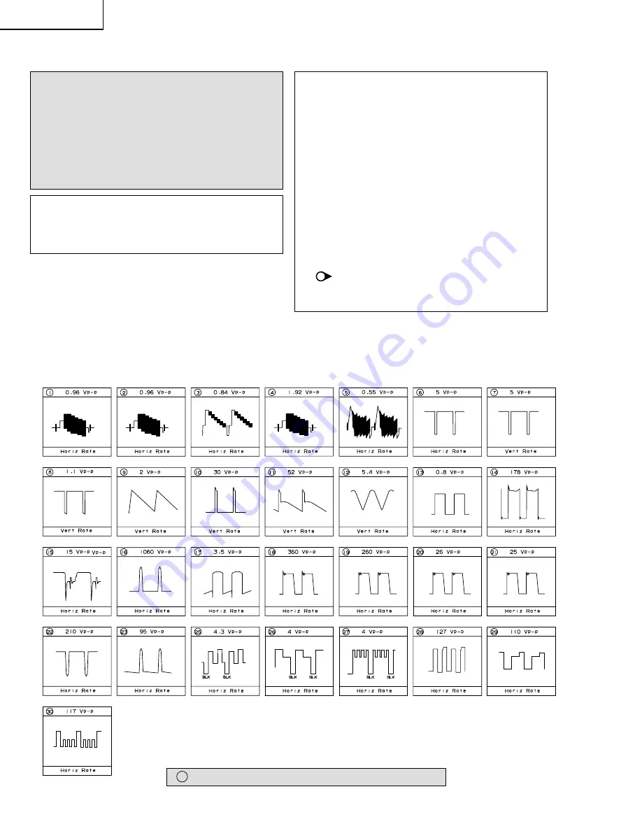 Sharp 25MR15J Скачать руководство пользователя страница 12