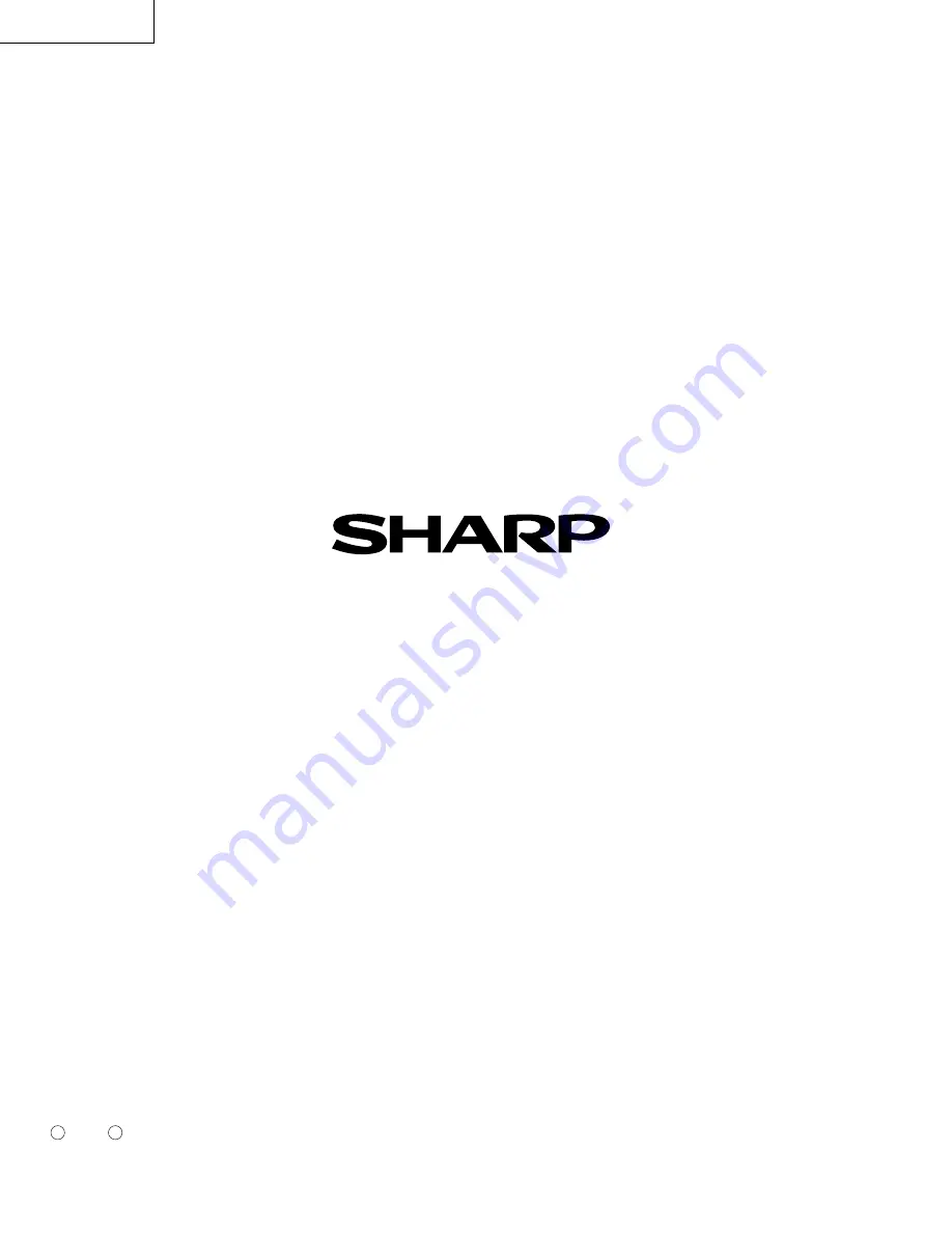 Sharp 26MR30 Service Manual Download Page 27