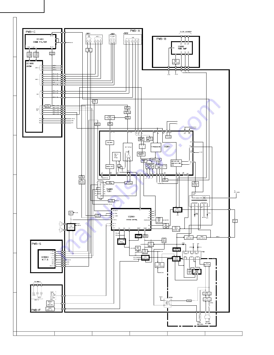 Sharp 26PL83M Service Manual Download Page 13