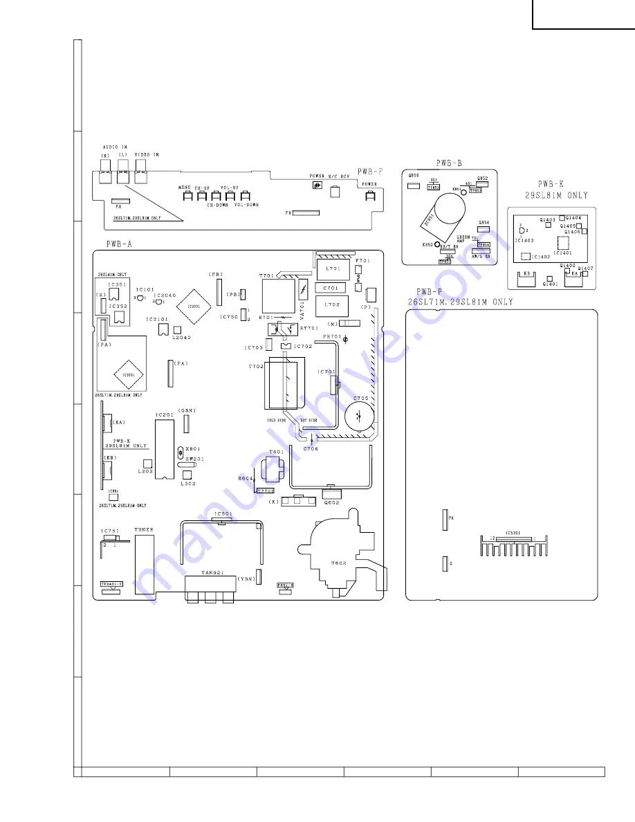 Sharp 26SL41M Service Manual Download Page 11