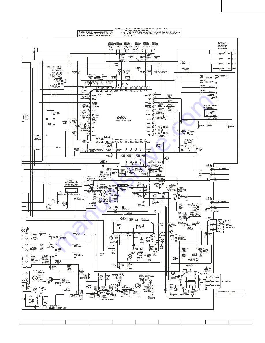 Sharp 27C240 Service Manual Download Page 15