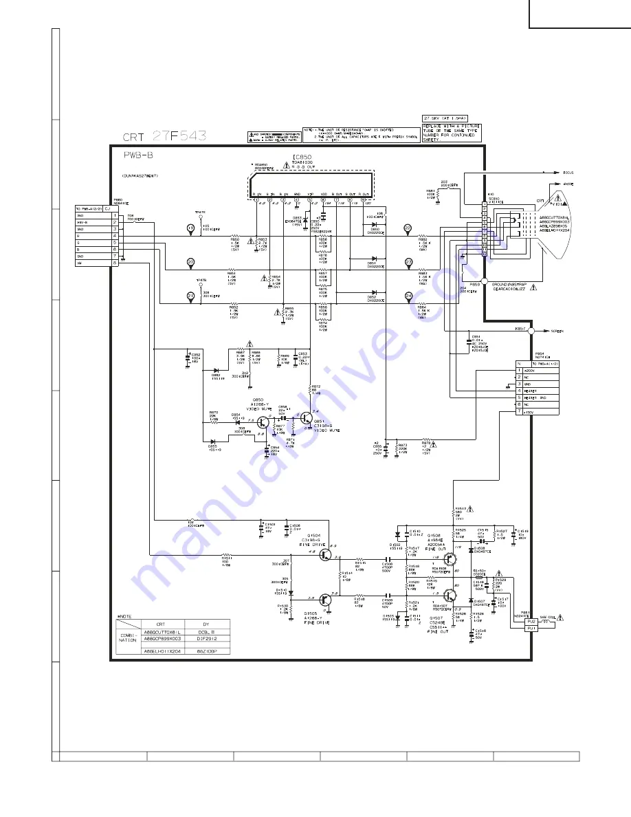 Sharp 27F543 XFlat Скачать руководство пользователя страница 15