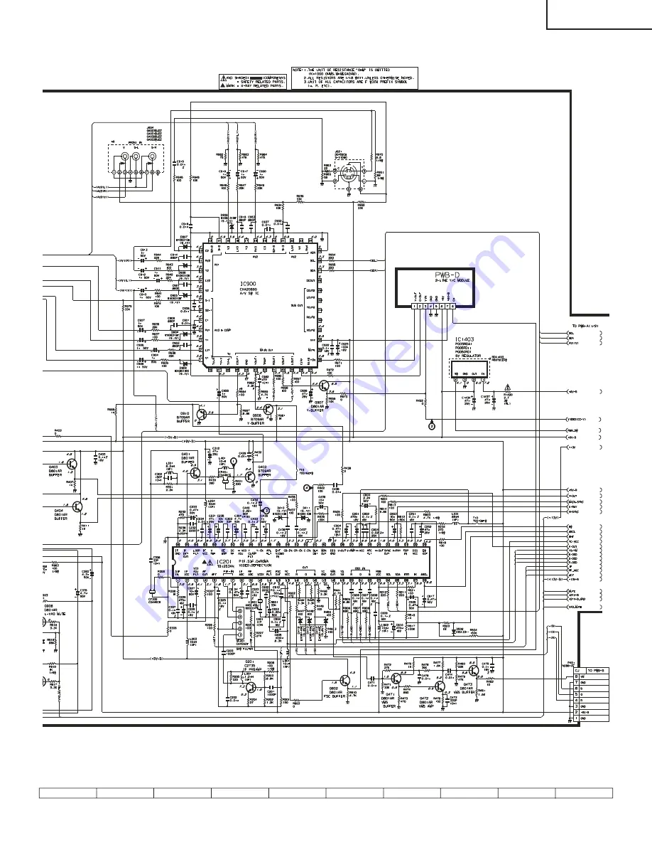 Sharp 27F543 XFlat Service Manual Download Page 19