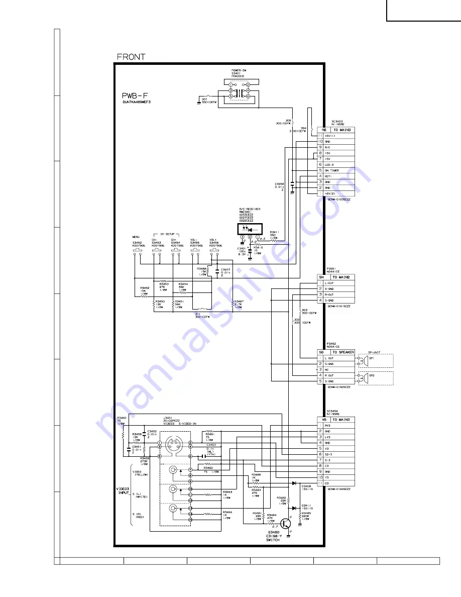 Sharp 27R-FS1 Service Manual Download Page 21