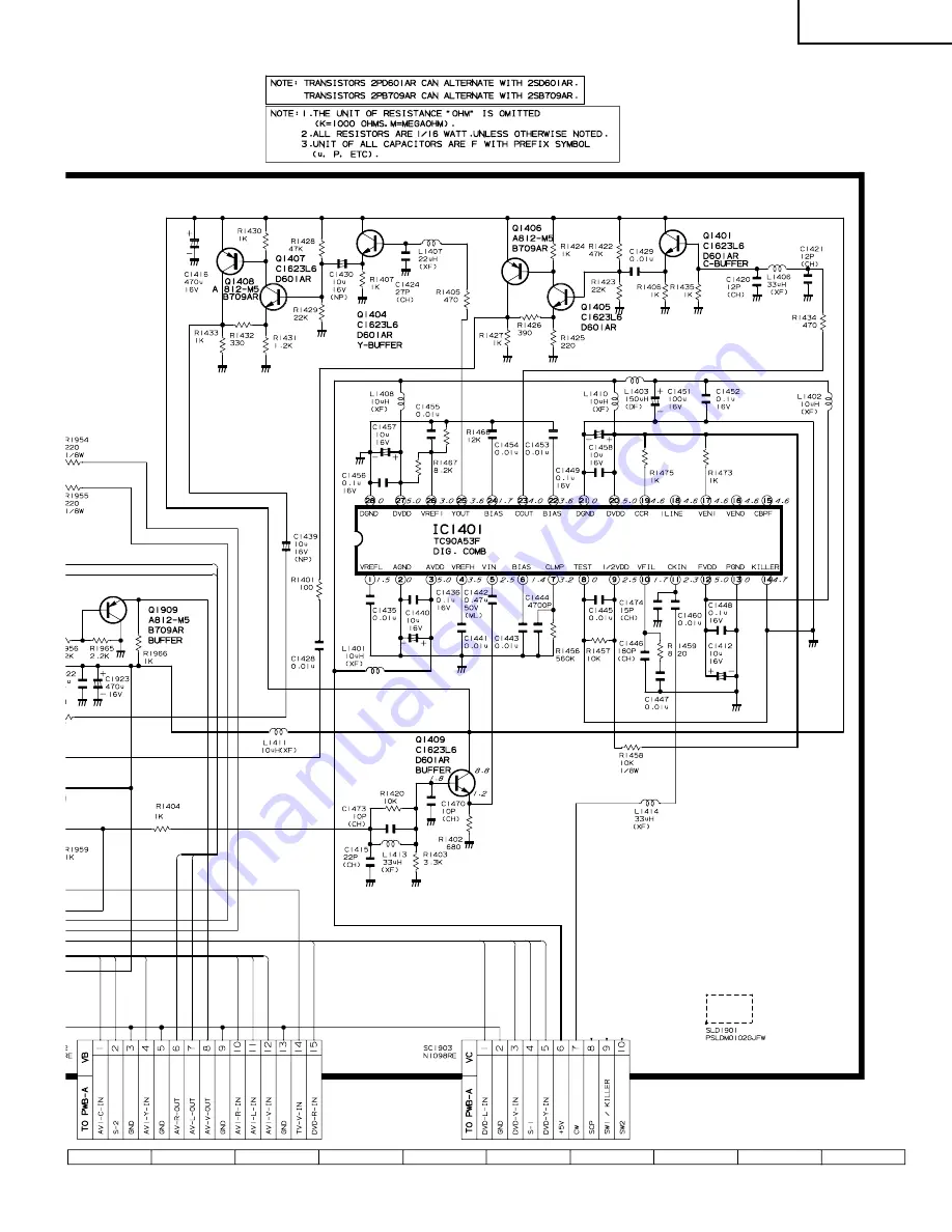 Sharp 27U-F500 Service Manual Download Page 27