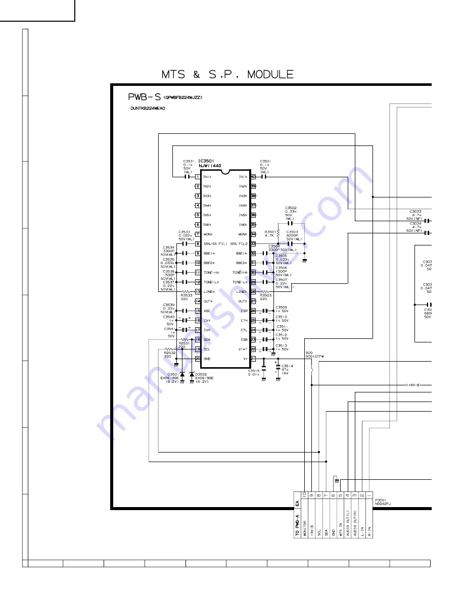 Sharp 27U-F500 Service Manual Download Page 30