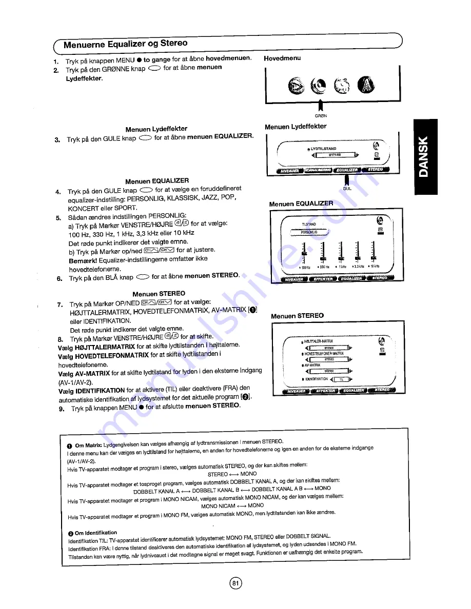 Sharp 28JF-76E Operation Manual Download Page 83