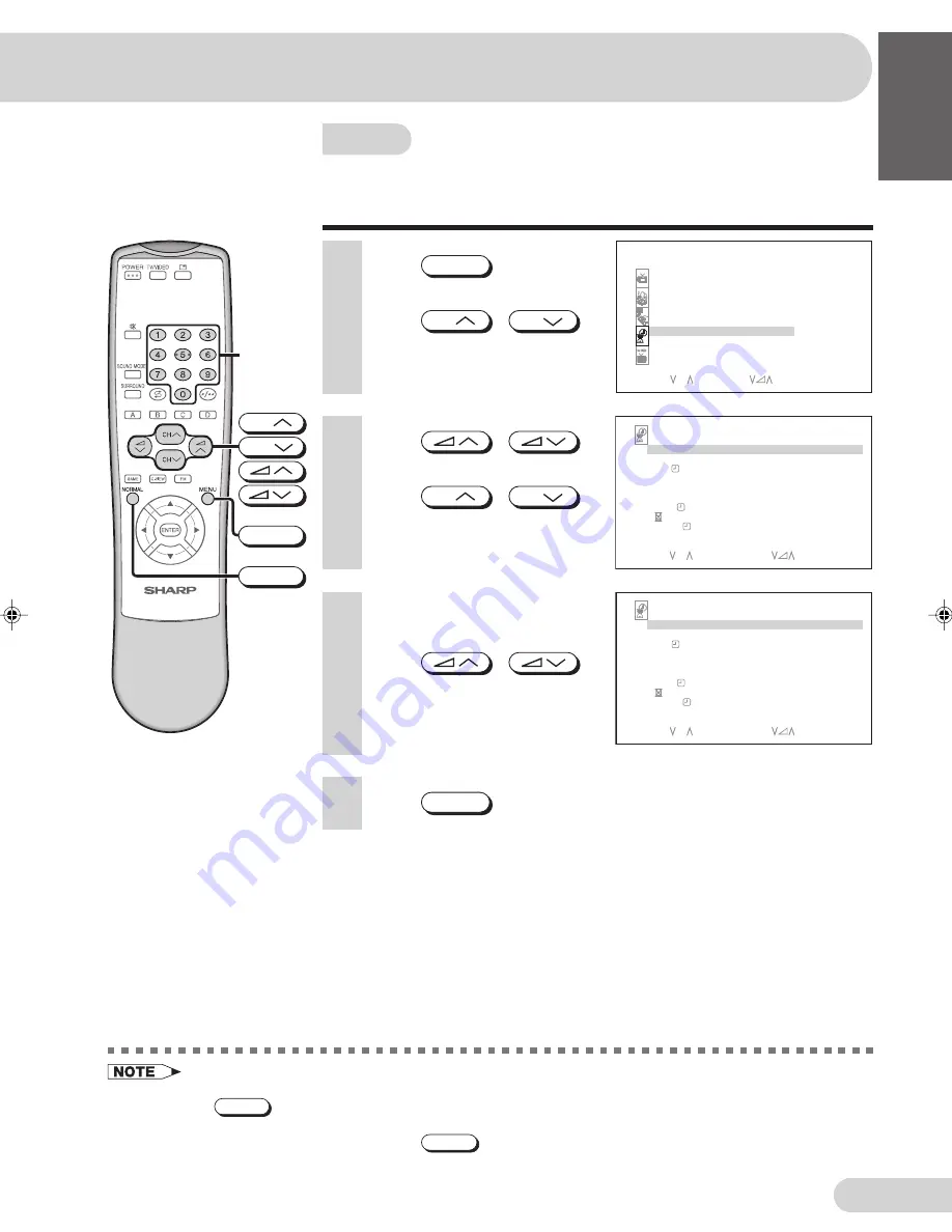 Sharp 29K-FD1SA Operation Manual Download Page 34