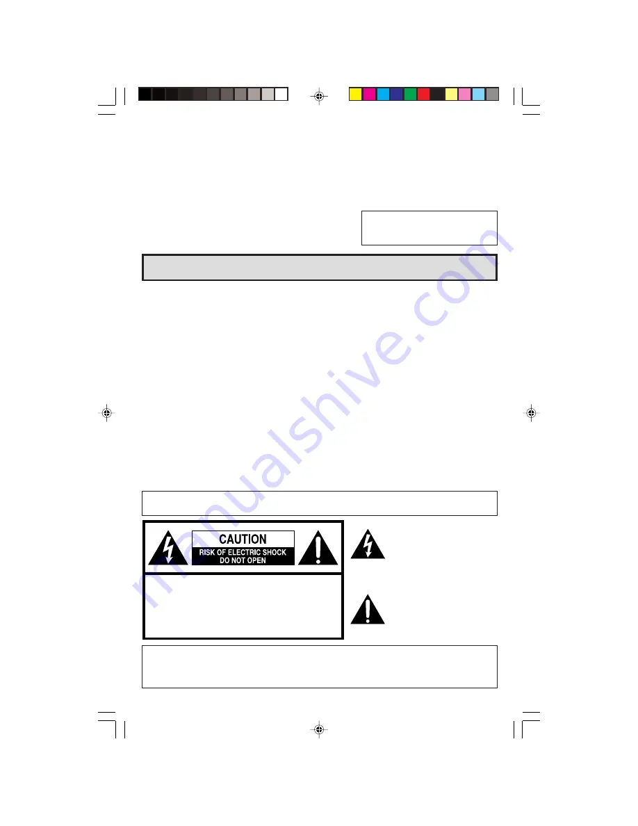 Sharp 32R-S450 Operation Manual Download Page 2