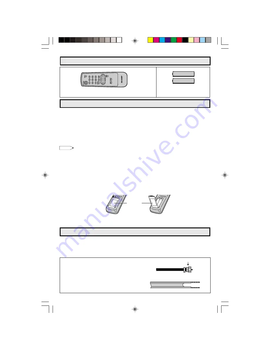 Sharp 32R-S60 Скачать руководство пользователя страница 11