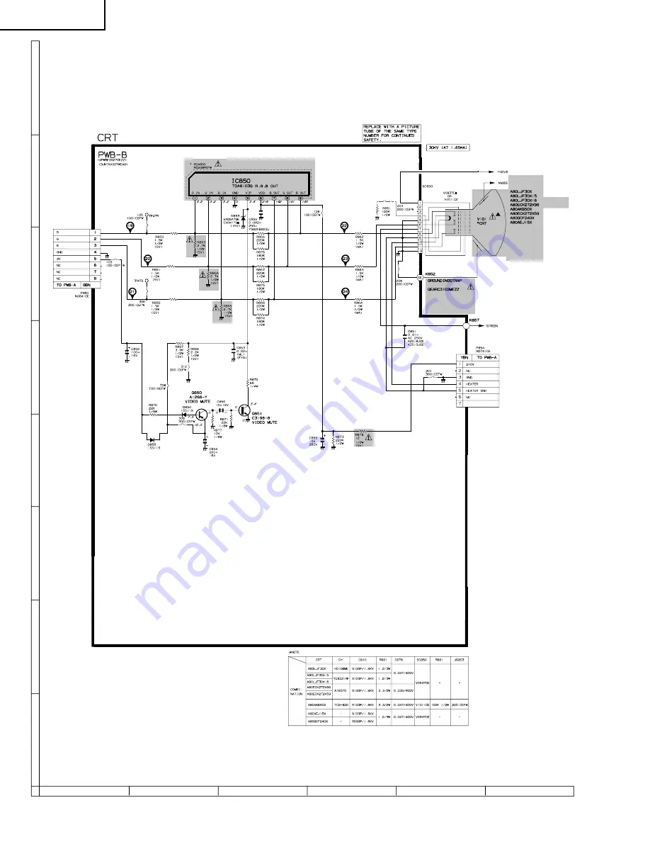 Sharp 32U-S50 Service Manual Download Page 25