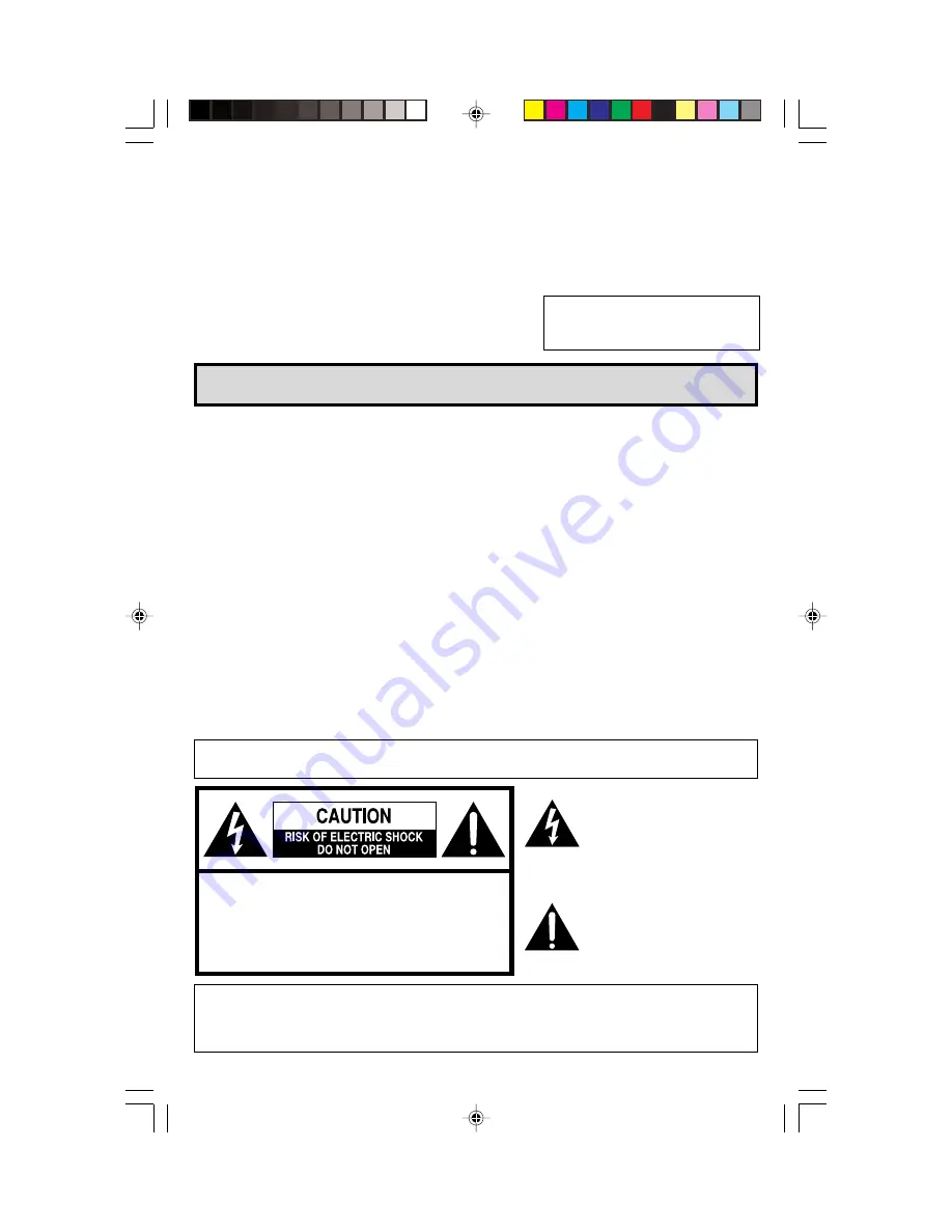 Sharp 36UF5 Operation Manual Download Page 2