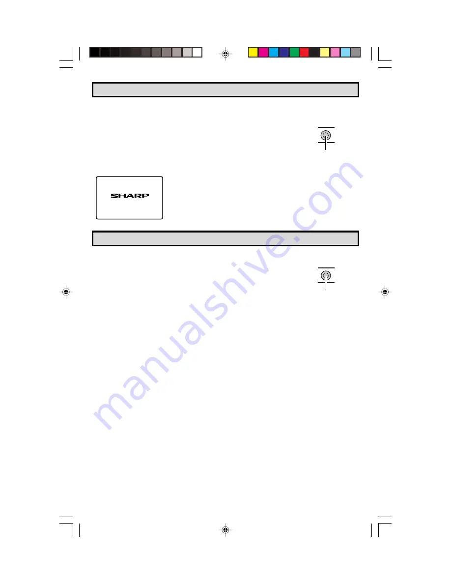 Sharp 36UF5 Operation Manual Download Page 9