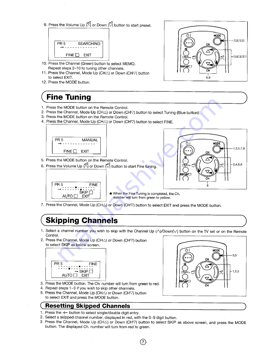 Sharp 37AT-25H Operation Manual Download Page 8