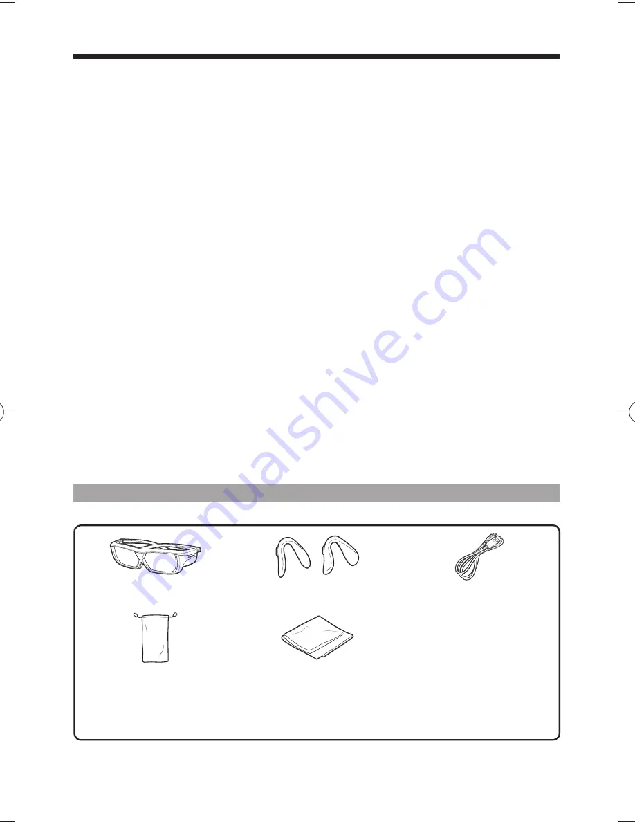 Sharp 3d Glasses Operation Manual Download Page 3