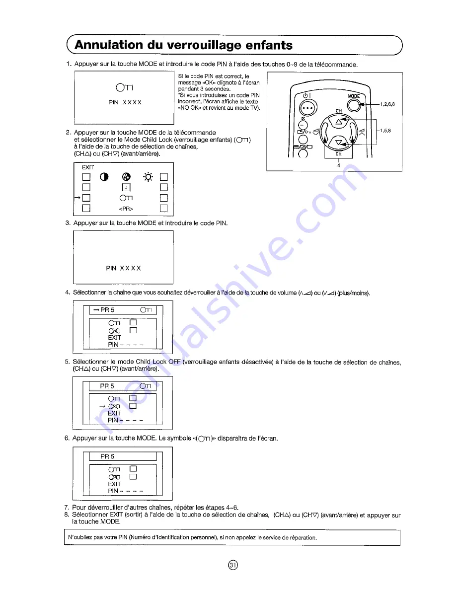 Sharp 51AT-15S Operation Manual Download Page 32