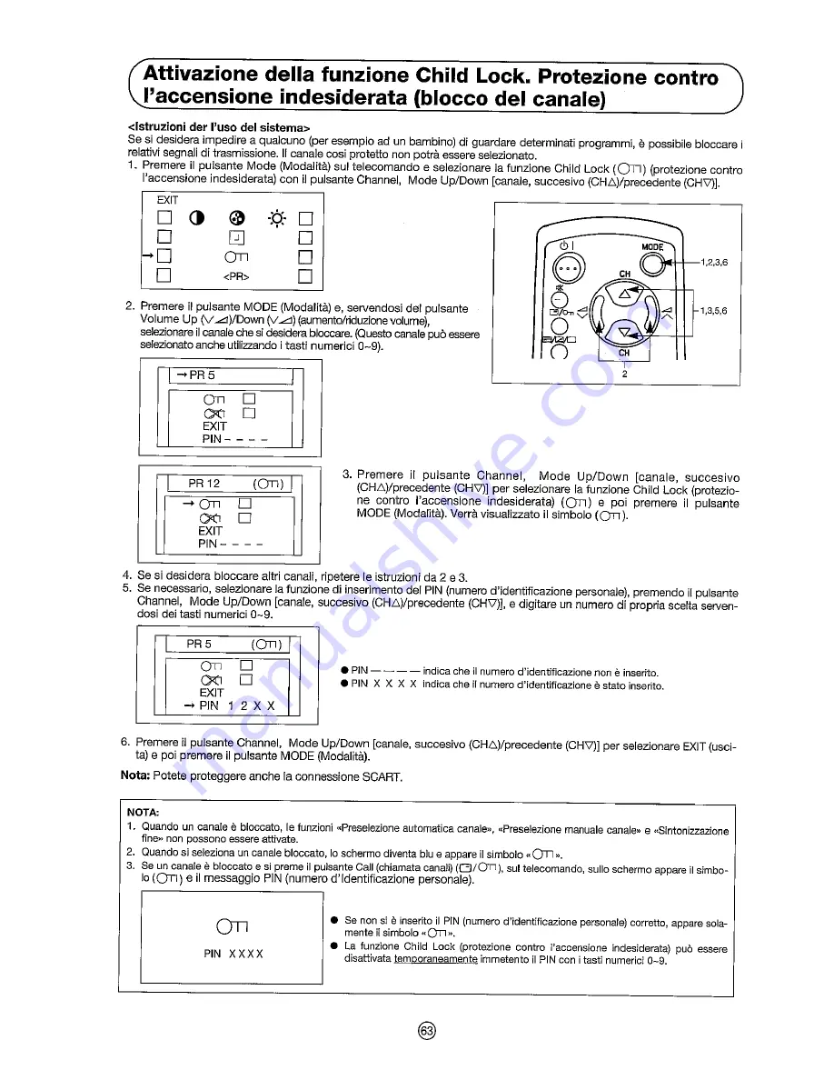 Sharp 51AT-15S Operation Manual Download Page 64