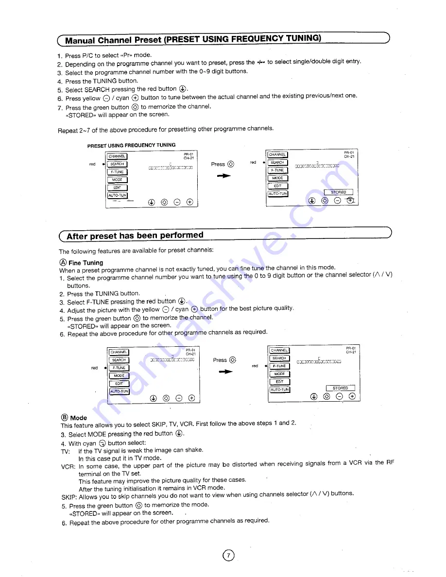 Sharp 51CS-03H Operation Manual Download Page 8