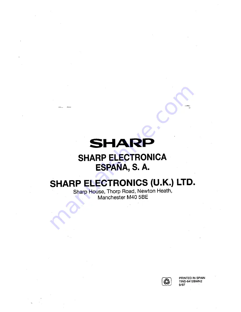 Sharp 51CS-03H Operation Manual Download Page 26