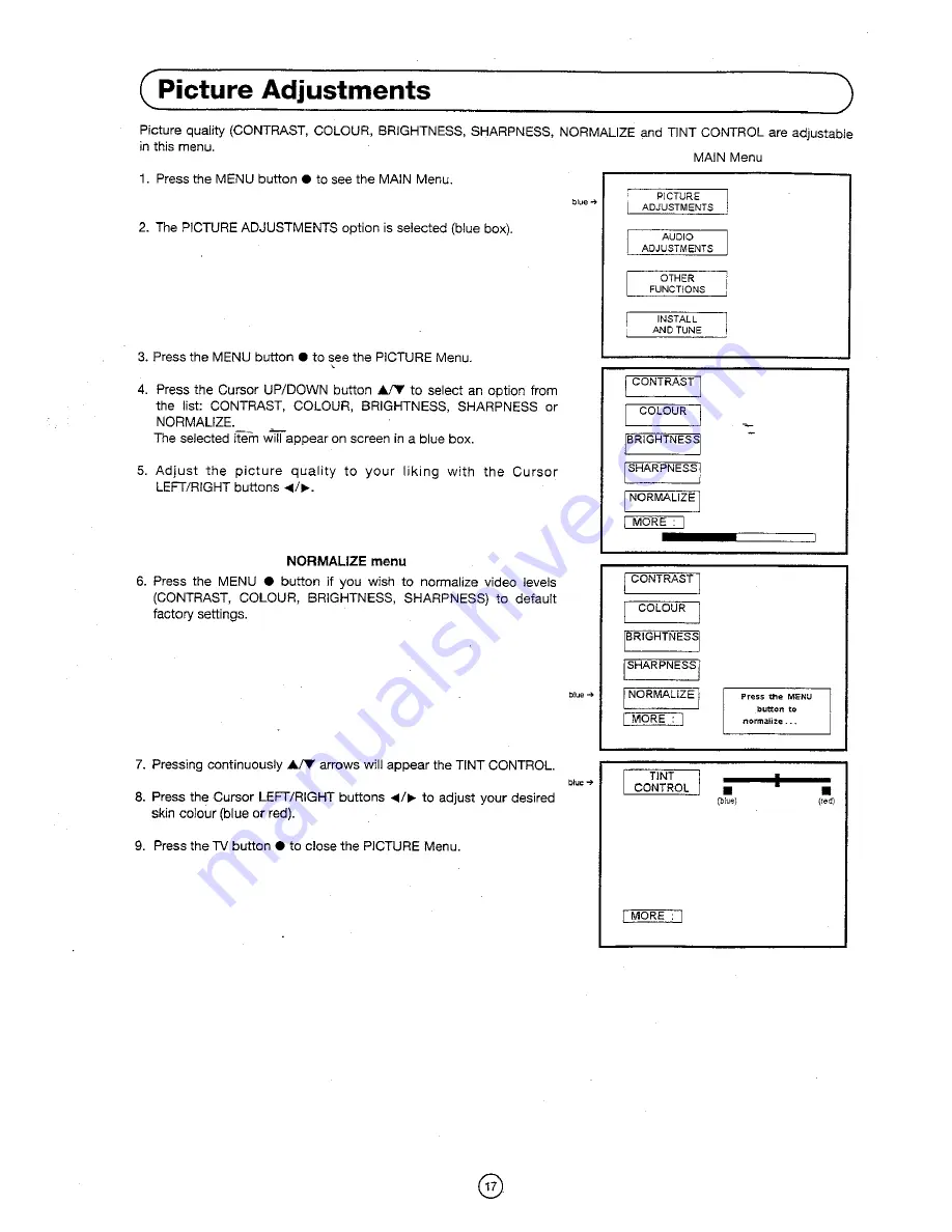 Sharp 51DS-03H Operation Manual Download Page 19